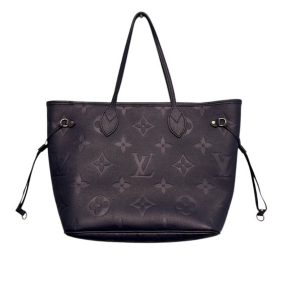 Louis Vuitton Neverfull MM Monogram Empreinte Leather Tote Bag - Picture 6 of 7